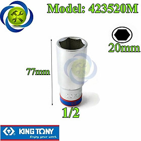 Mua Tuýp trắng dài 20mm Kingtony 423520M 1/2 loại 6 cạnh