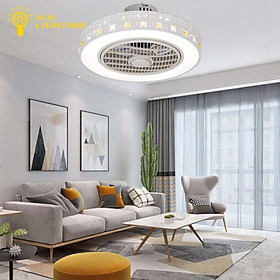 Mua Quạt ỐP Trần Hàn Quốc Trang Trí Phòng Khách Phòng Ngủ 3 Chế Độ Màu Điều Khiển Từ Xa Hẹn Giờ Thông Minh