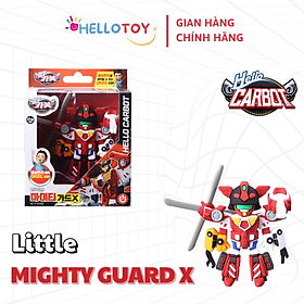 Đồ chơi Robot Little Mighty Guard X HC-F-011SD, nhựa PVC, không dùng pin, phù hợp cho trẻ trên 37 tháng, có QR code, màu sắc nổi bật