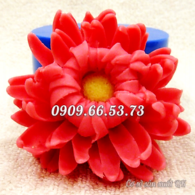 Khuôn rau câu silicon hoa cúc cánh kim đại đóa loại 8 cm - Mã số 1666
