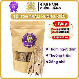 Mua Trầm hương miếng nguyên chất cao cấp giàu tinh dầu mang lại mùi trầm thơm ngọt tự nhiên khi xông đốt HÀ XÁ