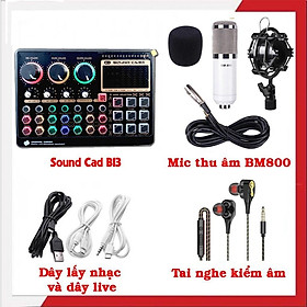 Mua SOUND CARD THU ÂM B13 HÁT KARAOKE LIVESTREAM TÍCH HỢP BLUETOOTH AUTOTUNE KẾT NỐI ĐƯỢC 2 MICRO VÀ 2 TAI NGHE -dc4396