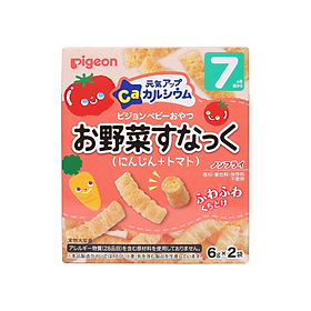 Bánh ăn dặm Pigeon Cà chua, cà rốt cho bé từ 7 tháng tuổi