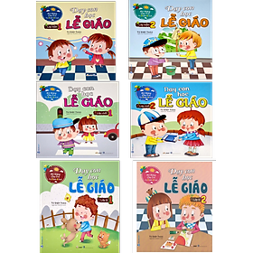 Combo  Dạy Con Học Lễ Giáo - 6 Cuốn - Tứ Diệp Thảo - Tái Bản - Vanlangbooks