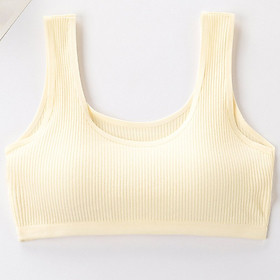 Áo bra nữ học sinh, áo lót nữ học sinh chất cotton gân tăm 