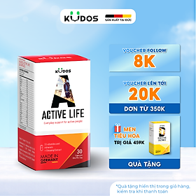 Thực phẩm bảo vệ sức khỏe KUDOS ACTIVE LIFE (30 viên/hộp)
