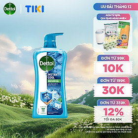 Sữa tắm Dettol mát lạnh tức thì - chai 950g