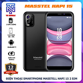 Mua Điện thoại smartphone Masstel Hapi 15 (2GB/16GB) - 2 Sim  Tặng kèm ốp lưng - Hàng chính hãng - Bảo hành chính hãng