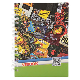 Sổ Lò Xo Vibook Impressive LX15-1 100 Trang (10.5 x 14.8 cm)-Mẫu Ngẫu Nhiên 
