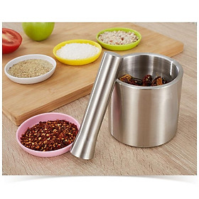 Cối chày Inox cao cấp 304 - 9.7x9.3cm