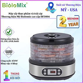 Mua Máy sấy thực phẩm và trái cây Biolomix BFD806 BPA FREE - Chế độ sấy 360 thông minh - Hàng chính hãng