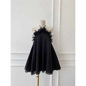 CHEN.R Đầm cổ yếm kết hoa nổi Daisy Dress nhẹ nhàng bay bổng, váy đầm dự tiệc sang nhà Chen