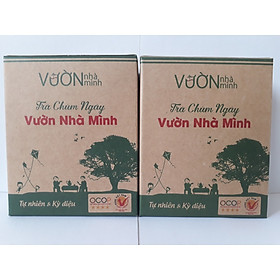 Combo 2 hộp trà chùm ngây túi lọc  Vườn Nhà Mình (30 túi lọc/hộp)