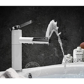 Mua Vòi lavabo nóng lạnh xoay 360