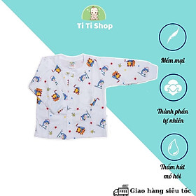 Set áo quần trẻ em sơ sinh họa  tiết cá heo - trắng - dành cho trẻ 3 - 9kg