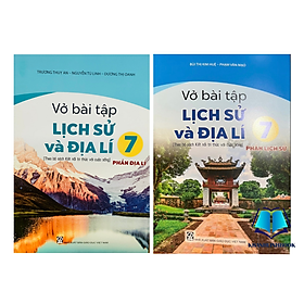 Sách - Combo Vở Bài Tập Lịch Sử Và Địa Lí 7 - Phần Lịch Sử + Địa lí (Kết Nối)