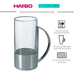 Ly Thủy Tinh Có Tay Cầm Hario Hot Glass 220ml