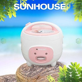 Nồi cơm điện nắp gài sunhouse shd8217w - hàng chính hãng