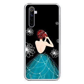 Ốp lưng điện thoại REALME 6 - Silicon dẻo - 0105 GIRL04 - Hàng Chính Hãng