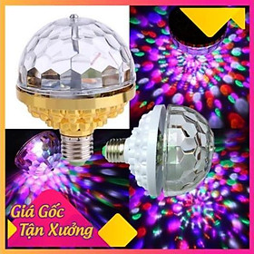 Bóng Đèn Led Vũ Trường Loại Tròn Xoay 7 Màu Rotating Lamp FREESHIP  TP'S