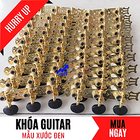 Mua BỘ KHÓA ĐÀN GUITAR CLASSIC ĐEN VIỀN VÀNG