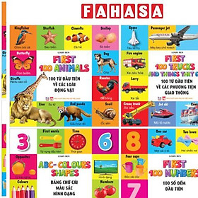 Bộ Sách 100 Từ Đầu Tiên Cho Bé (Bộ 4 Cuốn) - Cty Văn Hóa Việt Thư