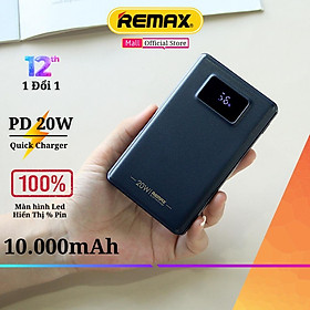 Mua Pin sạc dự phòng 10000mAh 22.5W Remax RPP-319 Hỗ trợ sạc nhanh PD 20W - Hàng Chính Hãng Remax