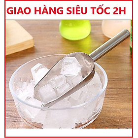 Xúc đá, xúc hạt inox dày không hoen gỉ