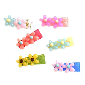 6 Pieces Alligator Cute Hair Clips Girls Kids Hair Accessories Headwear