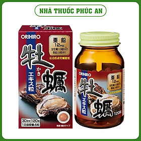 Viên uống tinh chất hàu tươi tăng cường sinh lý nam, bổ thận Orihiro 120 viên