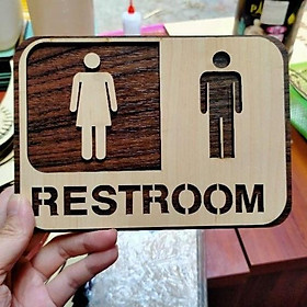 Mua Bảng gỗ toilet Decor