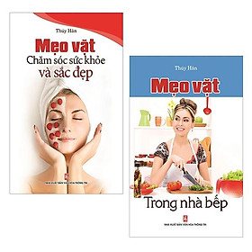 Bộ Sách Mẹo Vặt Chăm Sóc Sức Khỏe Và Sắc Đẹp + Mẹo Vặt Trong Nhà Bếp Bộ 2