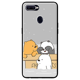 Ốp in cho Oppo A5s 3 Chú Gấu 1 - Hàng chính hãng