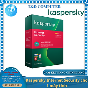 Hình ảnh Bản quyền phần mềm dùng cho máy tính Kaspersky Internet Security cho 1 máy tính (KL1867MUAFS) - Hàng chính hãng