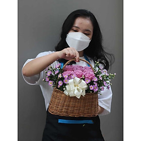 Mua Giỏ Hoa Tươi - Hạnh Phúc Giản Đơn - 11172