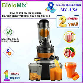 Mua Máy ép trái cây tốc độ chậm Biolomix SJE-003 công suất 200W  dung tích 1000ml - Hàng Nhập Khẩu