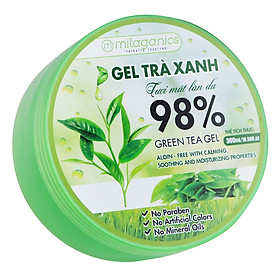 Gel Trà Xanh Tươi Mát Làn Da Milaganics (300ml / Hộp)