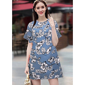 Đầm Suông Chữ A In Hoa Trẻ Trung Siêu Việt T&T Fashion - SVTGT2162