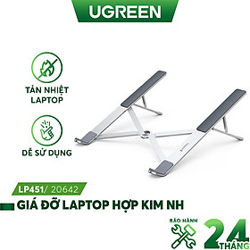 Mua Giá đỡ laptop nhôm UGREEN 20642& 40289 - Điều chỉnh độ cao Tản nhiệt tốt cho laptop - Hàng nhập khẩu chính hãng
