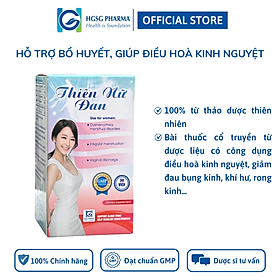 Bộ 2 hộp hỗ trợ điều hoà nội tiết HGSG pharma THIÊN NỮ ĐAN Lọ 30 viên