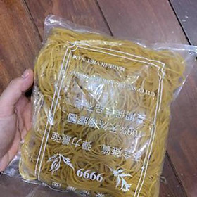 Dây thun dẻo vàng, Chun vòng gói 110 gram và 500 gram