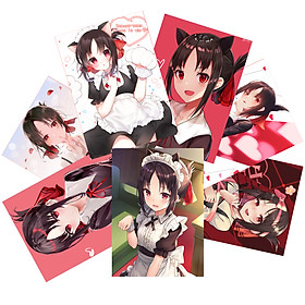 Set 5 TẤM POSTER A4 Kaguya-sama: Love Is War - Kaguya Shinomiya ẢNH KHÁC NHAU