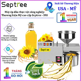 Mua Máy ép dầu thực vật công nghiệp  dùng trong nhà hàng  khách sạn. Thương hiệu Mỹ cao cấp Septree - S9S - HÀNG CHÍNH HÃNG