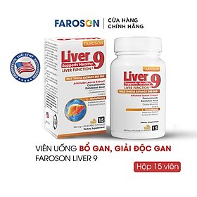 Viên Uống Bổ Gan Giải Độc Gan Faroson Liver 9 hộp 15 viên