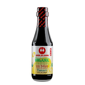 Nước Tương Tamari Ít Muối Hữu Cơ Wan Ja Shan (300ml)