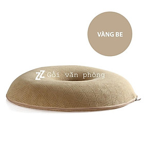 Gối lót ghế cho người bệnh trĩ, đau xương cụt cao su non khoét lỗ ZURI PILLOW GLM-06