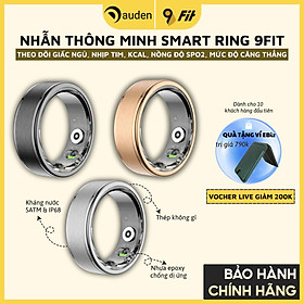 Mua Nhẫn thông minh 9Fit Đo nhịp tim   mức độ căng thẳng  kiểm tra giấc ngủ - Hàng chính hãng