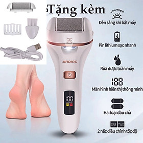 Máy Chà Gót Chân Tẩy Tế Bào Chết Pin Tích Điện 2 Đầu Mài Dụng Cụ Chà Gót Chân Chuyên Dụng Chết An Toàn