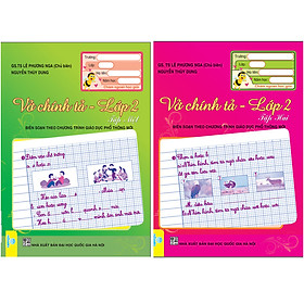 Sách - Combo 2 cuốn Vở Chính Tả Lớp 2 (Biên soạn theo CT GDPT mới) - ndbooks