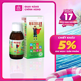 Siro Ăn Ngon Cho Trẻ Nuzolex 120ml - Bổ Sung Vitamin Và Khoáng Chất